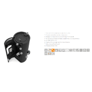 Poêle étanche à granulés / popstar metalcolor / thermorossi - noir mat_3