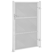 Vidaxl portail de jardin 100x150 cm acier inoxydable 376489_3