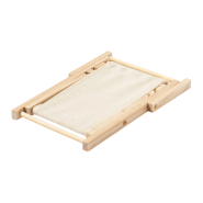 Support mobile pliable de bureau - chaise longue en bois et coton - couleur naturelle - 31g_3