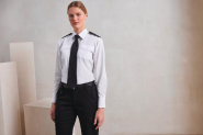 Chemise de travail femme manches longues Pilote - Réf: PR310 - Popeline polyester/coton 115g/m² - Marque Premier_3