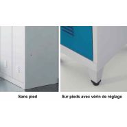 Vestiaire TASK - Pour environnements propres ou salissants - Séparation centrale - Structure monobloc en acier_3