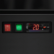 Armoire réfrigérée 3 portes vitrées noires 1264 L | Tefcold - AtomMaxiC3DB_3