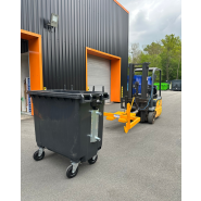 Palonnier retourneur de bacs pour chariot élévateur - R.BAK_3