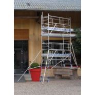 Échafaudage roulant aluminium Totem 2 Line 250 - Comabi SNC - hauteur de travail maximale 9,90 m_3