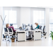 Bureau open space administratif contemporain - LOG IN - design adaptable et finitions variées_3