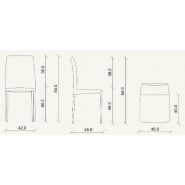 Gaia - chaises empilables - riflessi - avec son dossier flexible_3