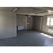 Bungalow avec 4 modules salle de classe, doté d'une installation de chauffage et de climatisation - L.6.09m x l.9.68m_3