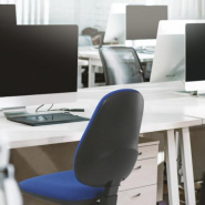 Fauteuil de bureau ergonomique CAROLE - neuf - réglable et résistant - anti-feu M1_3