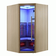 SAUNA INFRAROUGE BOREAL® SIGNATURE 130C D'ANGLE À SPECTRE COMPLET - 130X130X205_3