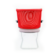 Chaise de conférence visiteur luge colorée Sedus d'occasion - design moderne et confortable_3