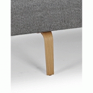 Canapé convertible design Rollo Bow - pieds en chêne - tissu Mixed Dance Grey - Innovation Living_3