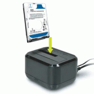 Port Designs 900040 Station d'accueil de disques de stockage Noir_3