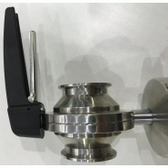 Vanne papillon - Corps en pièces moulées à chaud - Papillon inox 316L - DN25 à DN250 - Pression 7 bars_3