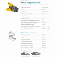 Multifonction IMP 25 - configuration brise-roches - Indeco Ind. Spa - matériaux HARDOX®, rotation hydraulique 360°, cisailles ISS_3