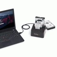 Station d'accueil USB 3.1 (10 Gb/s) pour 2 disques durs SATA de 2,5 / 3,5 pouces_3