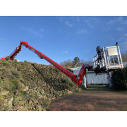 Nacelle araignée LEO34GTPLUS avec bras mobile de 200 degrés