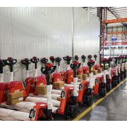 Pack promo : 2 transpalettes électrique Série C15 - 1500kg (Éligible Aide CNAM)-Roues stabilisatrices_3