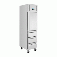 Armoire réfrigérée positive GN slimline 1 porte 3 tiroirs série U 292 L UA113 Polar_3