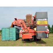 Arracheuse par préhension ZBII - Dewulf BV - trémie 9 m³ - largeur 3500 mm - 2 rangs_3