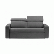 Canapé convertible Passion - Matelas 16 cm - Système express - Sommier à lattes 140x197 cm - Microfibre graphite_3