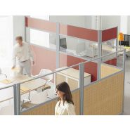 Cloison K-PRIME - Séparation d'espace pour bureaux, mobile ou fixe, avec options acoustiques et finitions variées_3