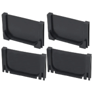 Vidaxl caniveau de drainage 2 pcs plastique 2 m 275500_3