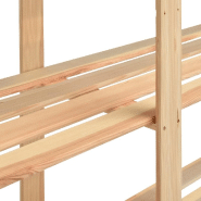 Vidaxl étagère de stockage 5 niveaux 170x38x170 cm pin solide 500 kg 286198_3