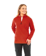 Micropolaire recyclée col zippé - Réf: R905X - 100% polyester recyclé, fermeture quart zip écologique YKK NATULON_3