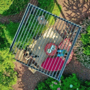 Pergola bioclimatique autoportée Ombréa® 3,6 x 3,6 m - anthracite_3