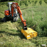 Débroussailleuse renforcée Série DA - Série lourde pour mini-pelle de 2 à 7 tonnes - Largeur 640mm à 1100mm - GHEDINI ATTACHMENTS_3