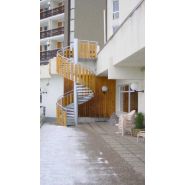 Escalier hélicoïdal ysopaline - ysofer esca - passage 1up ou 2up_3