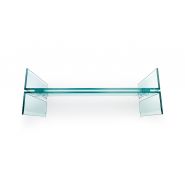 LLT Home Office - Bureau droit en verre transparent - Fiam Italia SRL - 15 mm d'épaisseur_3