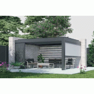 Pergola bioclimatique adossée - 4000 / 4000_3
