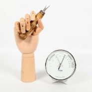 Hygromètre professionnel à cheveu - Naudet - Cadran 10,5 cm - mécanique et sans énergie_3