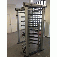 Tambour rotatif Turni-Q Vitrus - design unique en aluminium anodisé avec panneaux en verre trempé_3