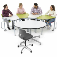 Chaise Pivotante  - ressort à gaz, mobile, ergonomique et confortable - EWS.25_3
