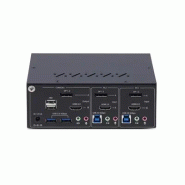 Commutateur KVM 2 Ports DisplayPort et HDMI, 4K 60Hz, 1 Moniteur HDMI et 1 Moniteur DP, Switch KVM 2_3