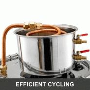 Matériel de distillation en acier inoxydable et cuivre pour usages multiples