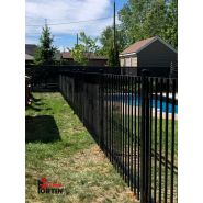 C4100 - clôture en aluminium - cloture fortin - barrotins  5/8'' x 5/8''_3