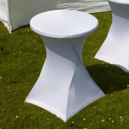 Housse mange-debout blanche - 110x80 cm - Élasthanne et polyester, usage intérieur/extérieur_3