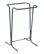 Support sac poubelle - Tube Ø20mm, Dimensions 440x440xH755mm, Fixe et sur roulettes_3