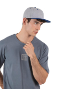 Casquette Snapback - 6 panneaux - Réf: KP166 - Look Hip-Hop - Tissu mélangé toucher laine_3
