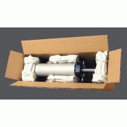 Consommable papier 100 % recyclé FSC - Biodégradable, recyclable et respectueux de l'environnement - Options de remplissage et protection en blanc ou marron_3