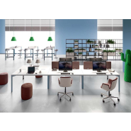Bureaux  open space mélaminé  pieds panneaux/métal/bois : un design fonctionnel et de qualité pour les besoins des entreprises pour toutes les entreprises_3