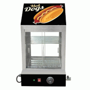Vitrine chauffante pour Hot Dog à deux niveaux_3
