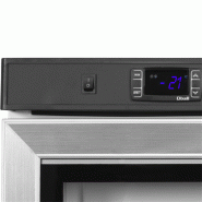 Congélateur vertical de vitrine Ventilé L.600mm 340L ext.Blanc TEFCOLD_3