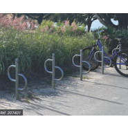 Appui vélos contemporain pour permettre d'attacher les grands vélos que les petits -  PROVINCE CLASSIQUE_3