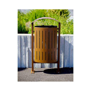 Corbeille publique Silaos en acier - 50 litres - Réf : 594148.Gpro_3