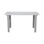 Etabli à hauteur réglable - Largeur 1600-2000 mm - Profondeur 800 mm - Hauteur 740-1100 mm - Plateau en médium, chêne, Aluzink, vinyl ou laminé - Capacité 500 kg - Fabrication européenne_3