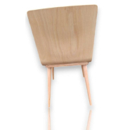 Chaise pour salle à manger d'occasion Scaun SM1 en bois naturel - hêtre massif - ergonomique et polyvalente_3